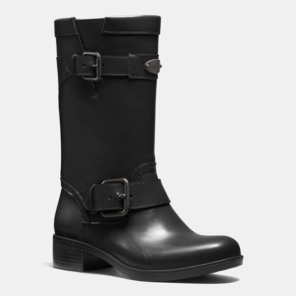 Coach Zahara Rainboots Rubber Boots Rain Size 5B A1 - Picture 1 of 13